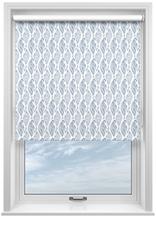 Wollerton, Regal Blue - Twist&Fit Roller Blind